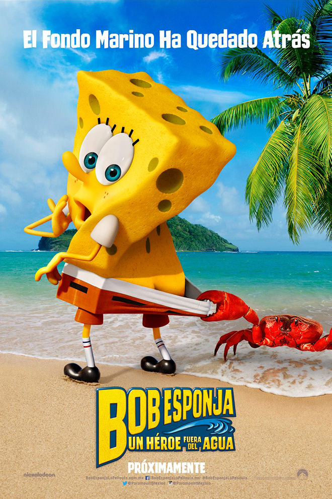 Poster de la Película: Bob Esponja: Un Héroe Fuera del Agua
