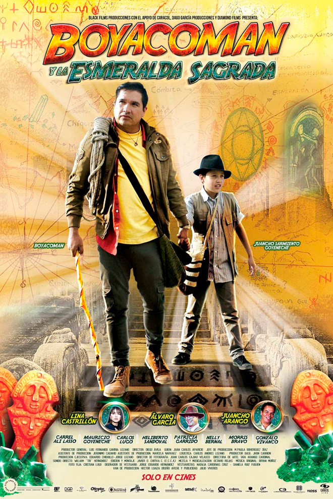 Poster de la Película: Boyacoman y la Esmeralda Sagrada