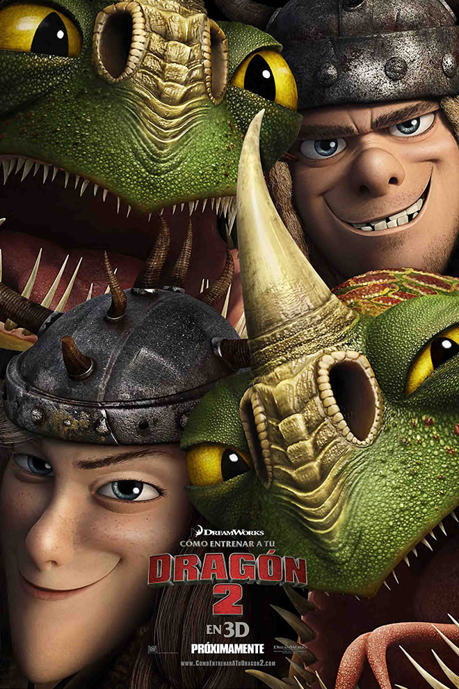 Poster de la Película: Cómo Entrenar a tu Dragón 2