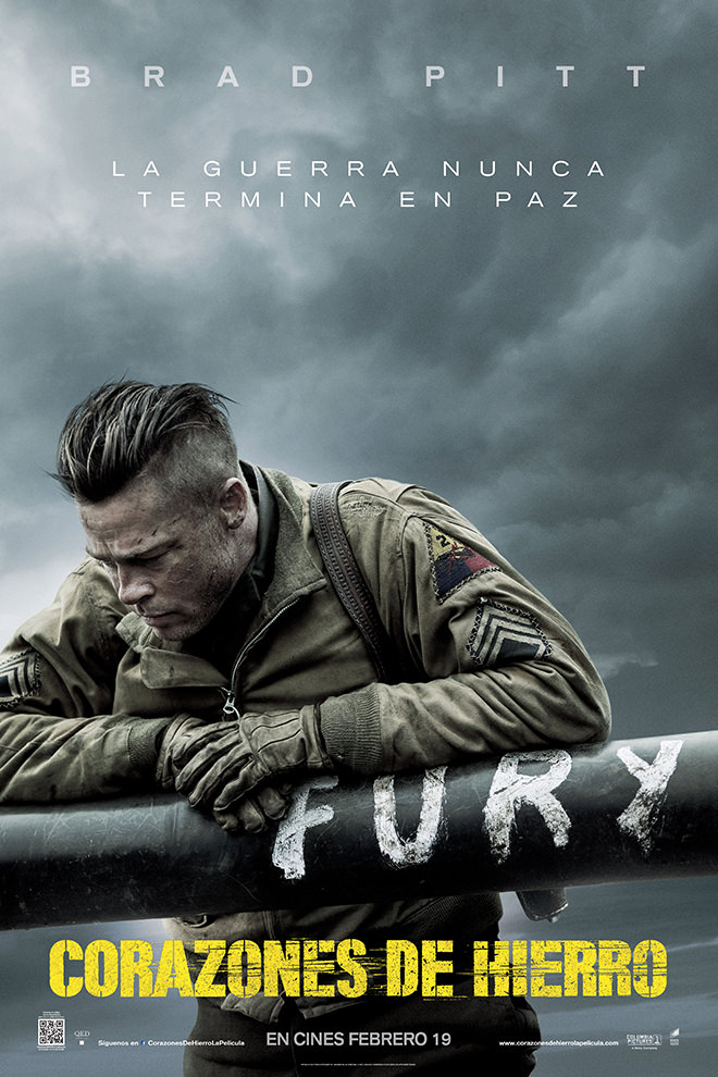 Poster de la Película: Corazones de Hierro (Fury)