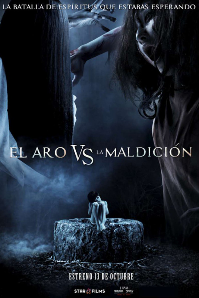 Poster de la Película: La Batalla de los Espíritus: El Aro vs. La Maldición