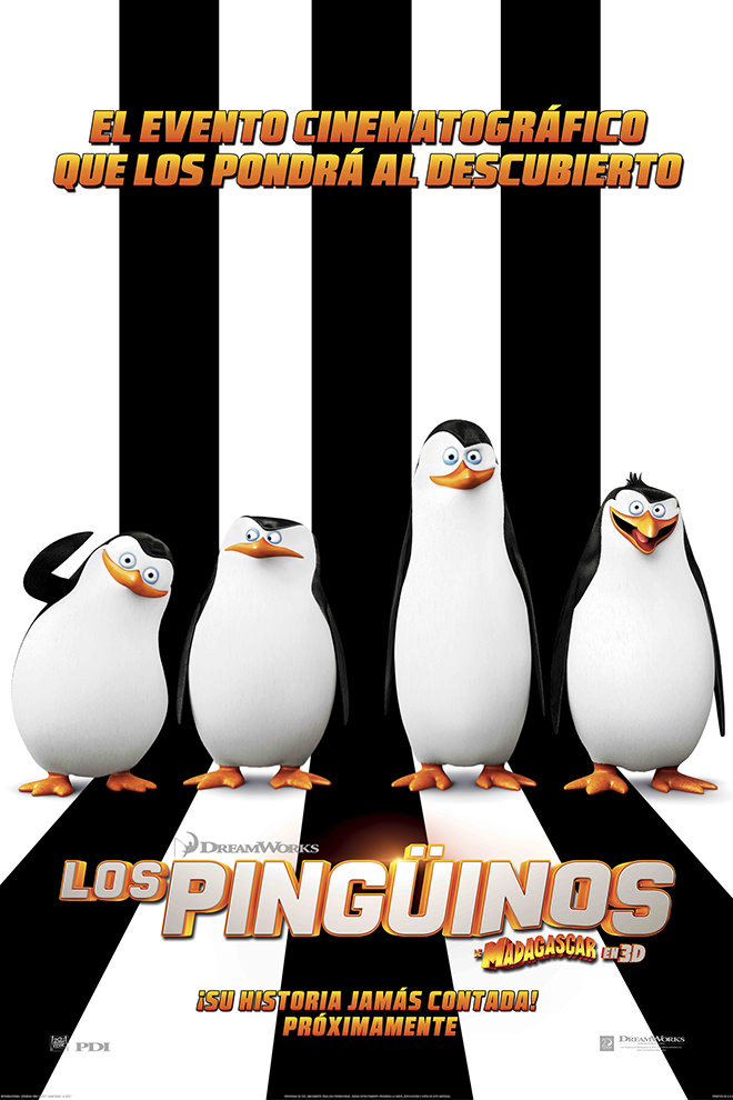 Poster de la Película: Los Pingüinos de Madagascar