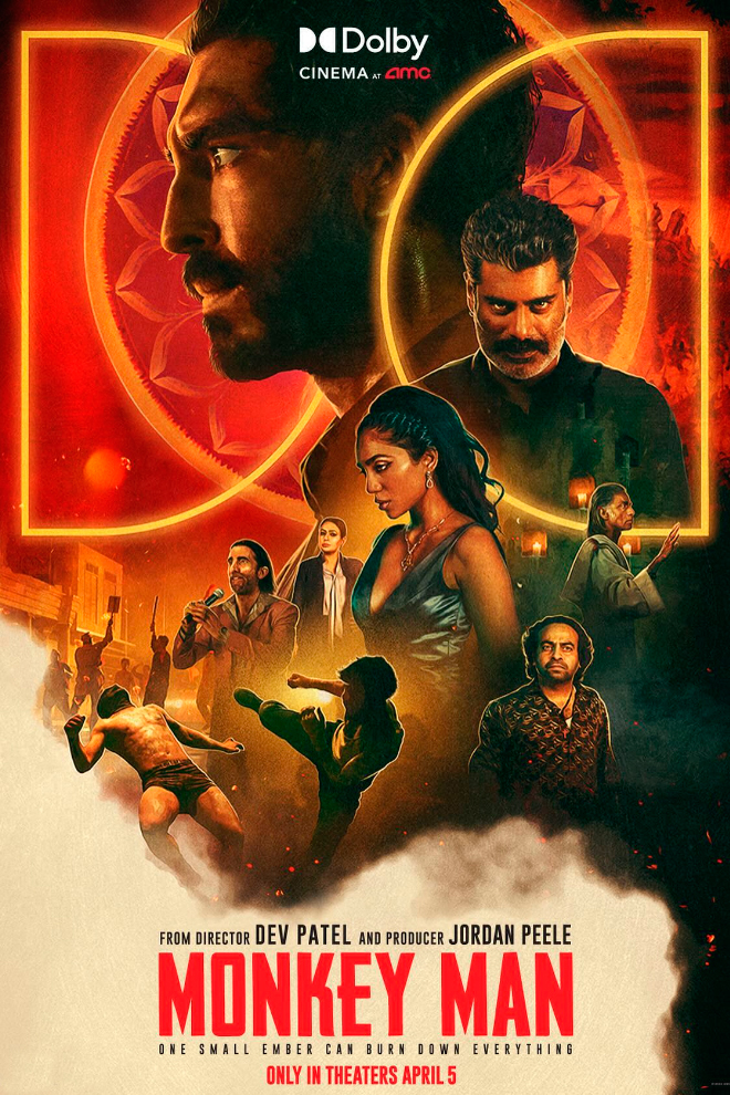 Poster de la Película: Monkey Man: El Despertar de la Bestia