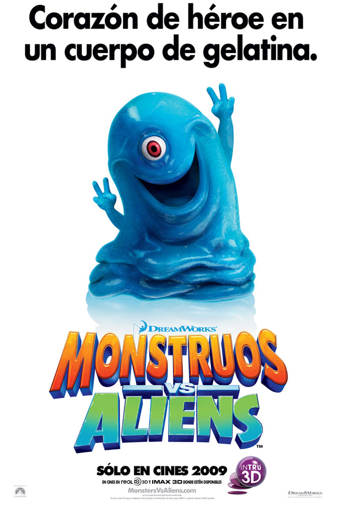 Poster de la Película: Monstruos vs. Aliens
