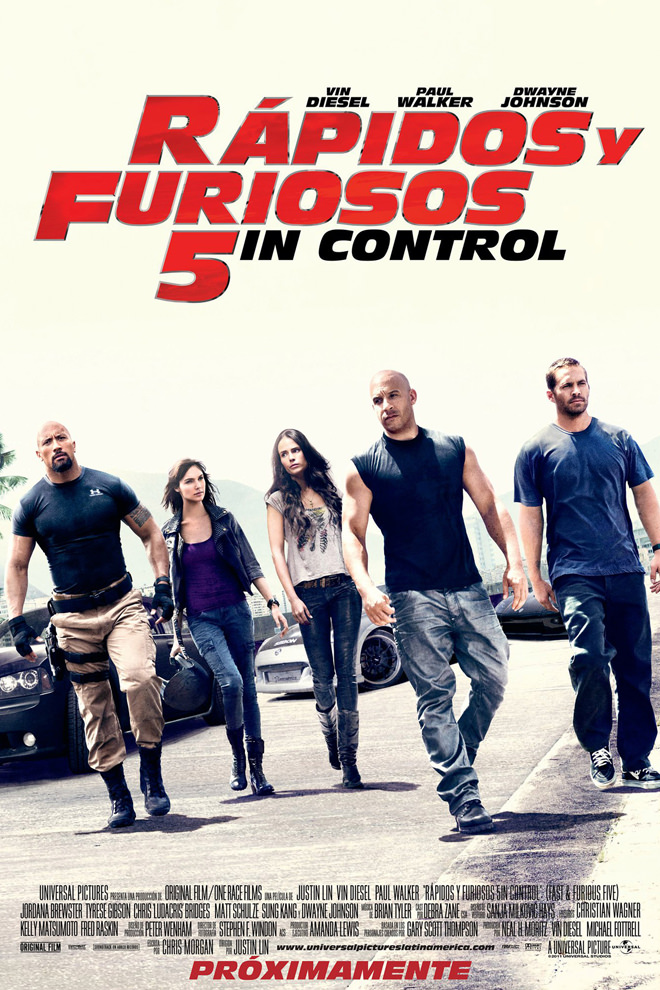 Poster de la Película: Fast & Furious 5: A Todo Gas 5