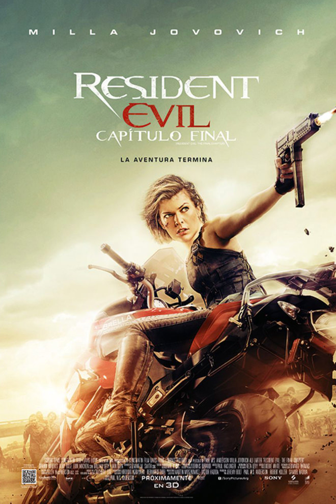 Poster de la Película: Resident Evil 6: Capítulo Final
