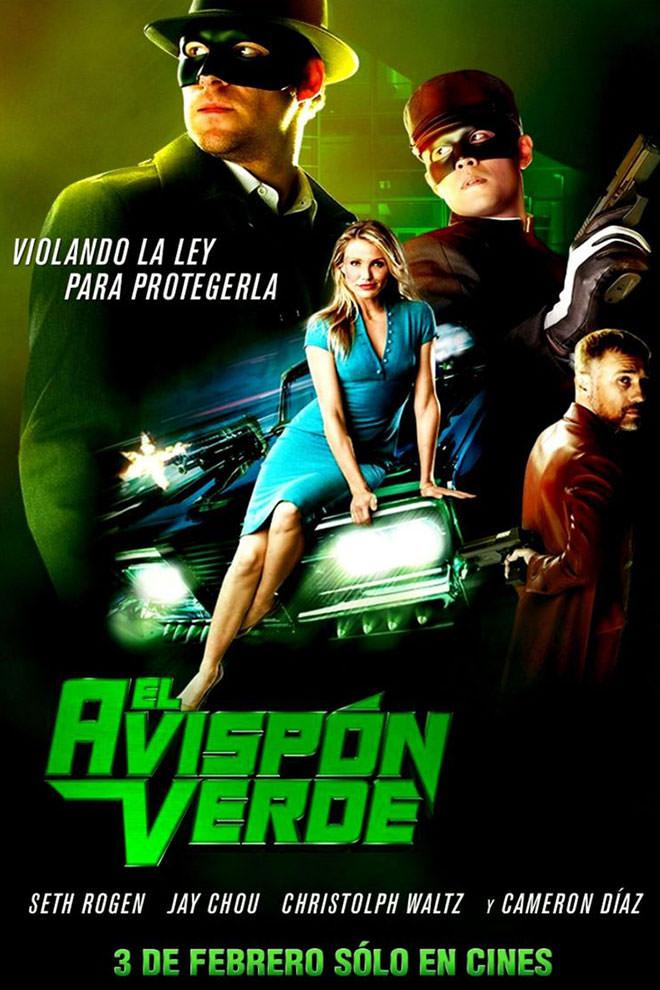 Poster de la Película: The Green Hornet / El Avispón Verde en 3D