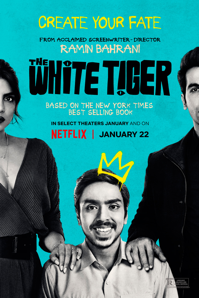 Poster de la Película: The White Tiger (2021)