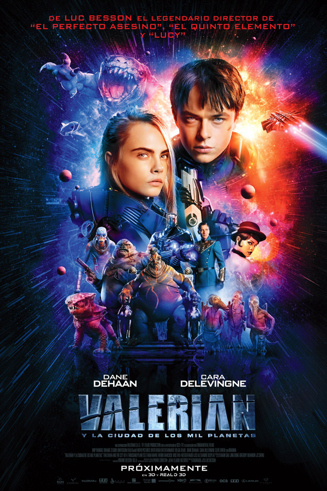 Poster de la Película: Valerian and the City of a Thousand Planets