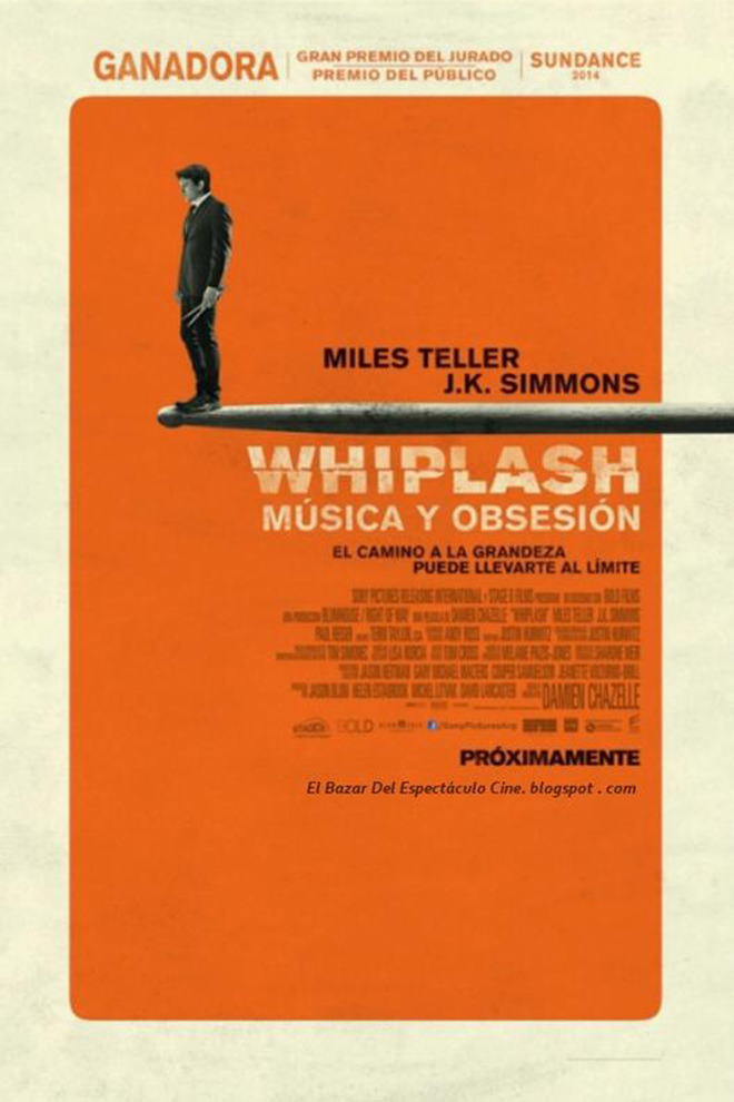 Poster de la Película: Whiplash: Música y Obsesión