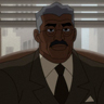 Eric Morgan Stuart en el papel de Comisionado Jim Gordon (voz)