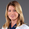 Ellen Pompeo en el papel de Dra. Meredith Grey