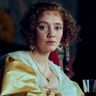 Mirren Mack en el papel de Katherine Manners, Duquesa de Buckingham