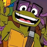 Micah Abbey en el papel de Donatello