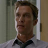 Matthew McConaughey en el papel de Detective Rust Cohle