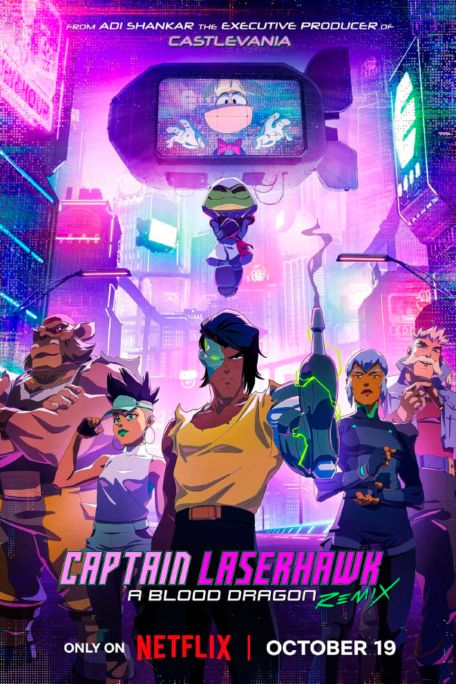 Poster del Serie: Capitán Laserhawk: Un Remix de Blood Dragon